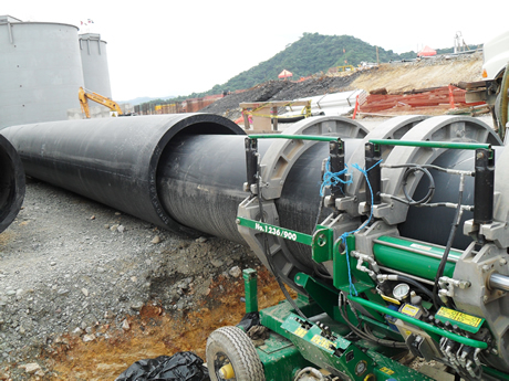 HDPE underground piping – Fluor/PVDC