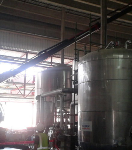 Installation of Silos and Raw Material Equipment – Cervecería Nacional Dominicana