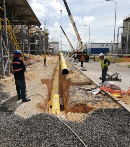 Gasduct PIPELINE for LNG Gas Conversion of Quisqueya I Generation Plant – (WÄRTSILÄ)